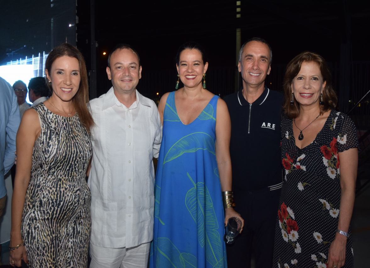 María Fernanda Sánchez, Giovanny Lastra,  Lida Cuellar, Fernando Solano y Carolina Ospina.
